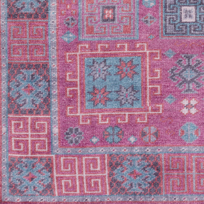 Greta GRT-1001 Rug by Surya in blue, burgandy, lavender, navy. Made from 100% wool in a unique style.