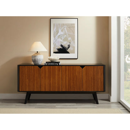 Sonoma Sideboard by Greenington in amber. Made from 100% solid moso bamboo in a modern style.