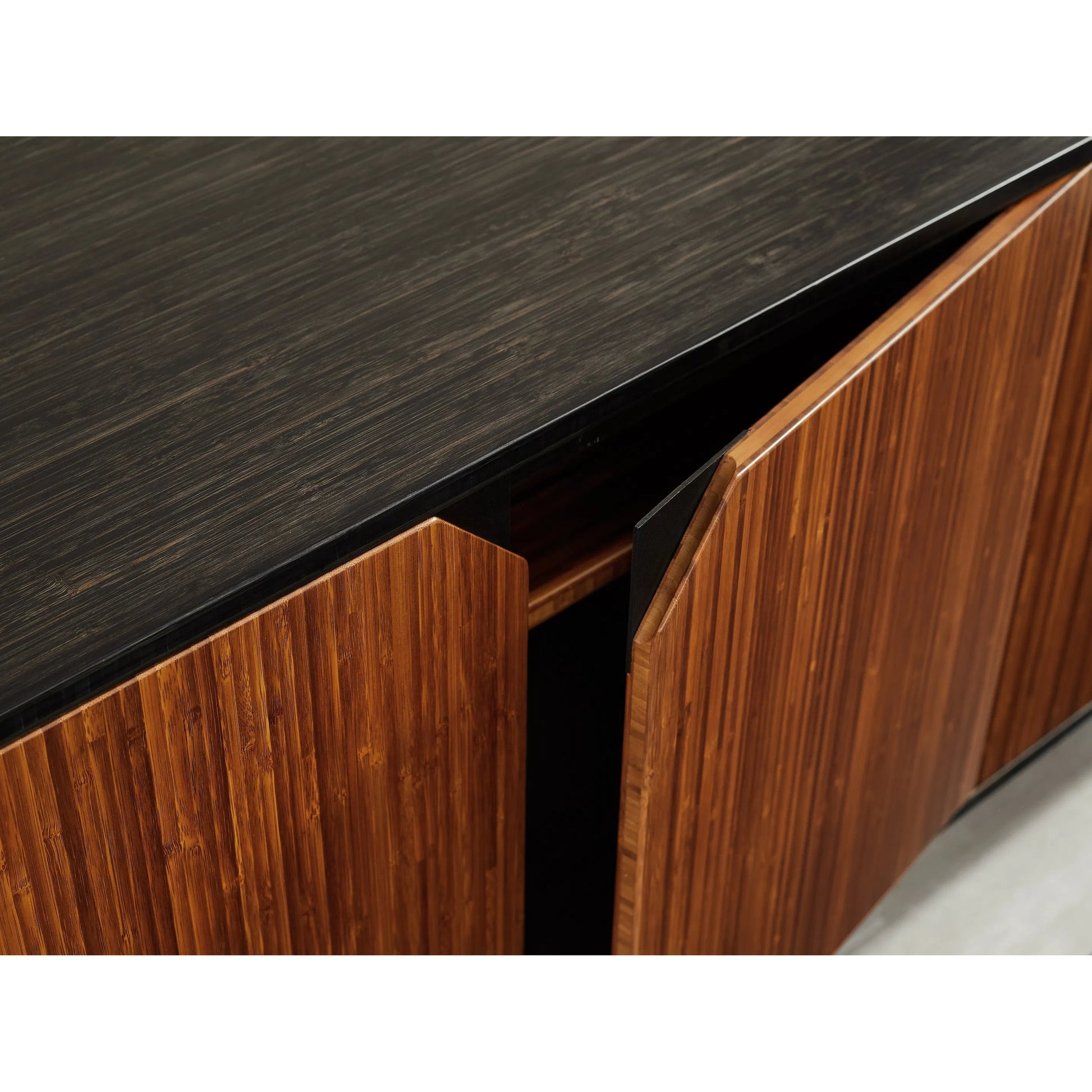 Sonoma Sideboard by Greenington in amber. Made from 100% solid moso bamboo in a modern style.