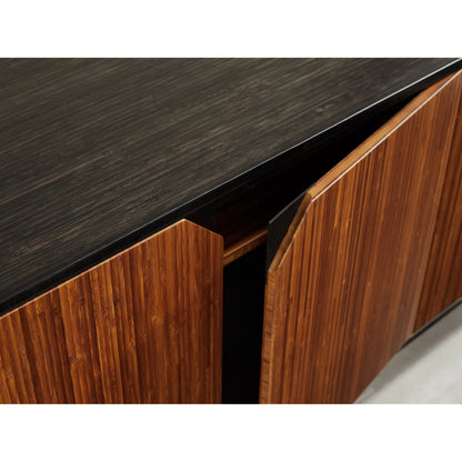 Sonoma Sideboard by Greenington in amber. Made from 100% solid moso bamboo in a modern style.