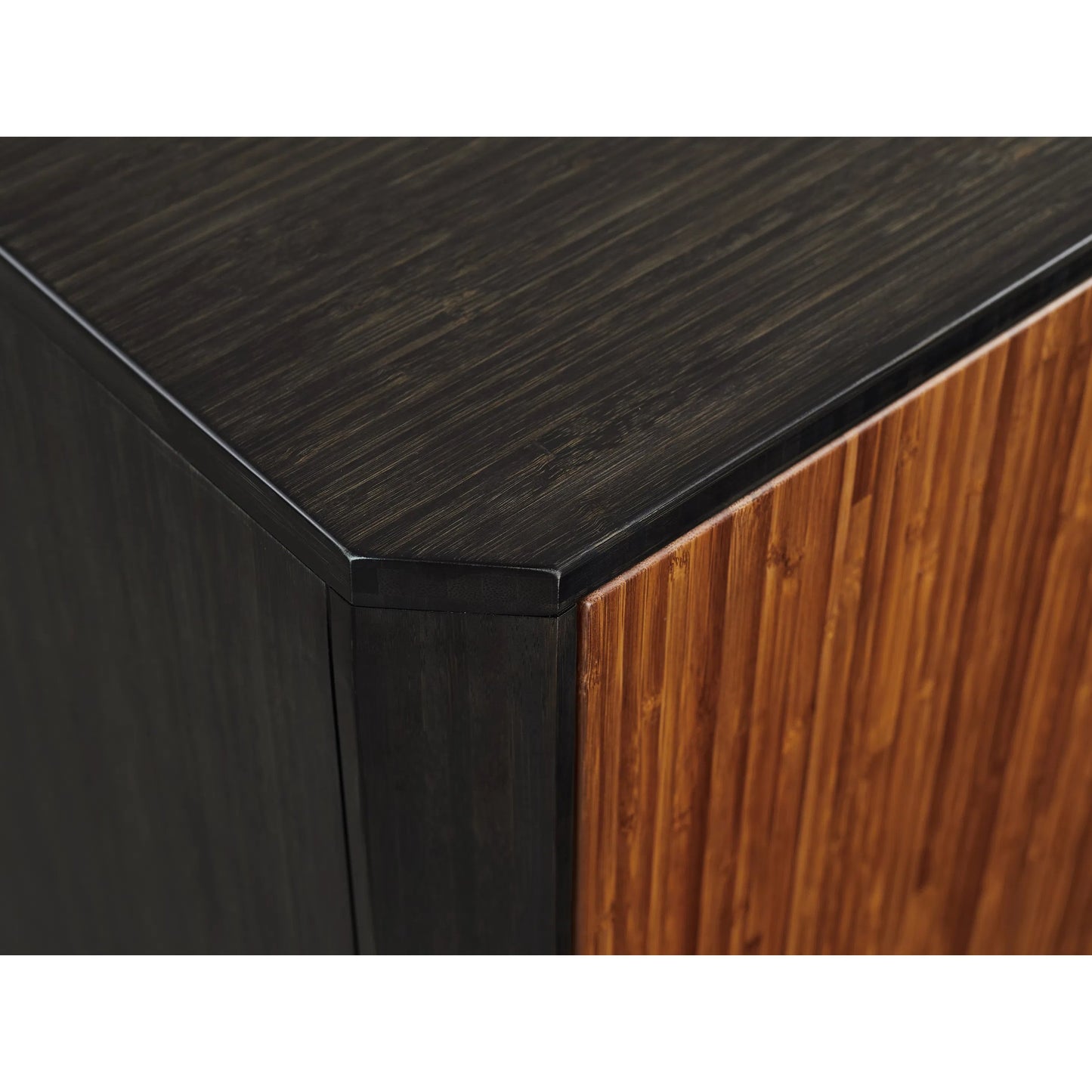 006 SI-2328986 | Closeup | Sonoma Sideboard by Greenington in amber. Made from 100% solid moso bamboo in a modern style.