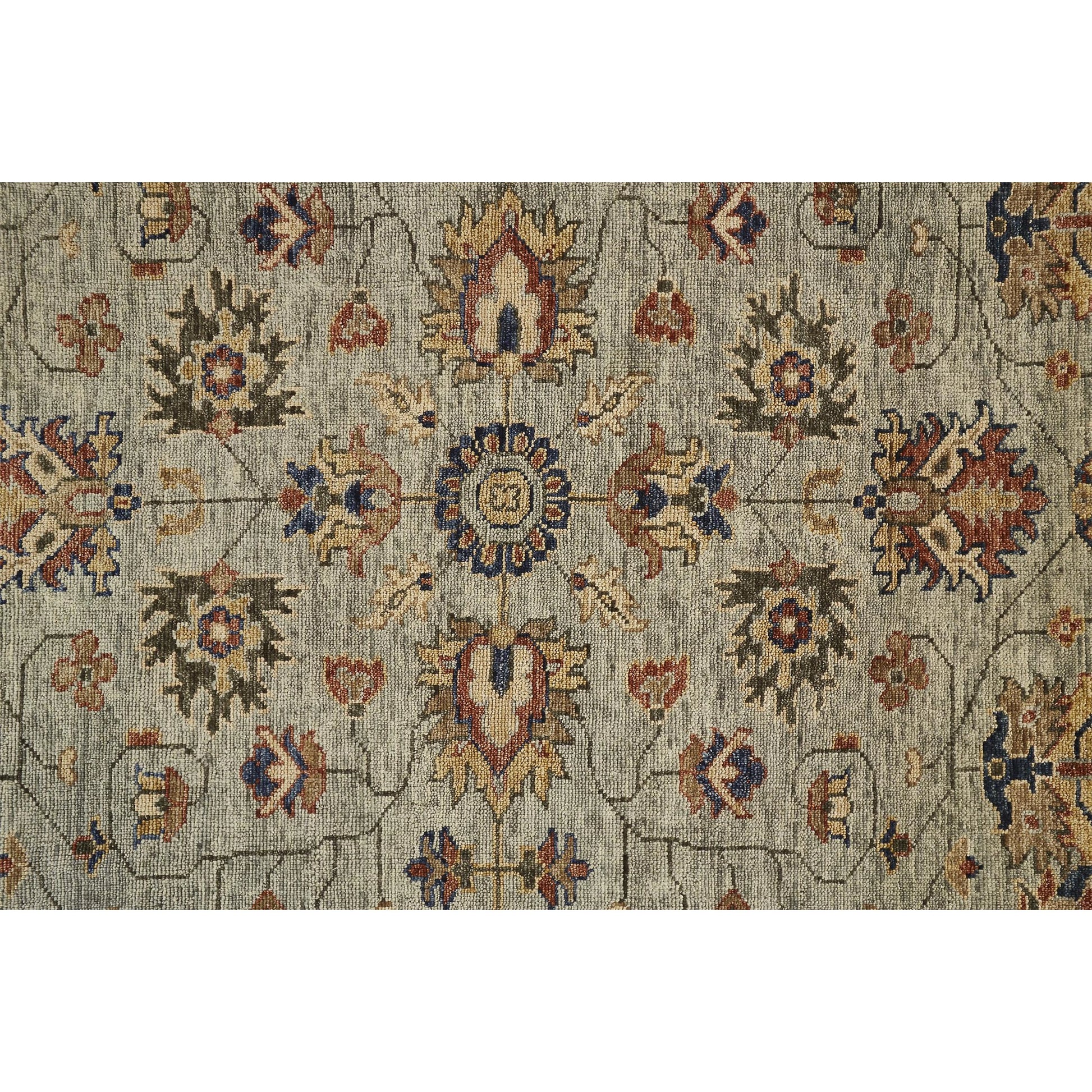 Carrington Traditional Oriental Rug - 6503F by Feizy in gray, gold, red. Made from wool in a unique style.