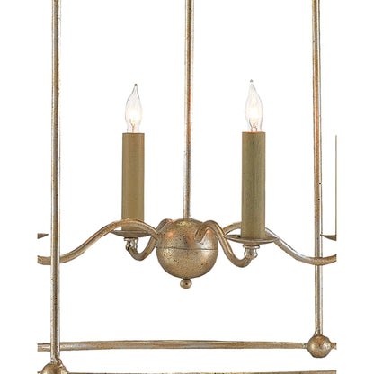 Fitzjames Lantern by Currey and Company in mayfair. Made from wrought iron in a traditional style.