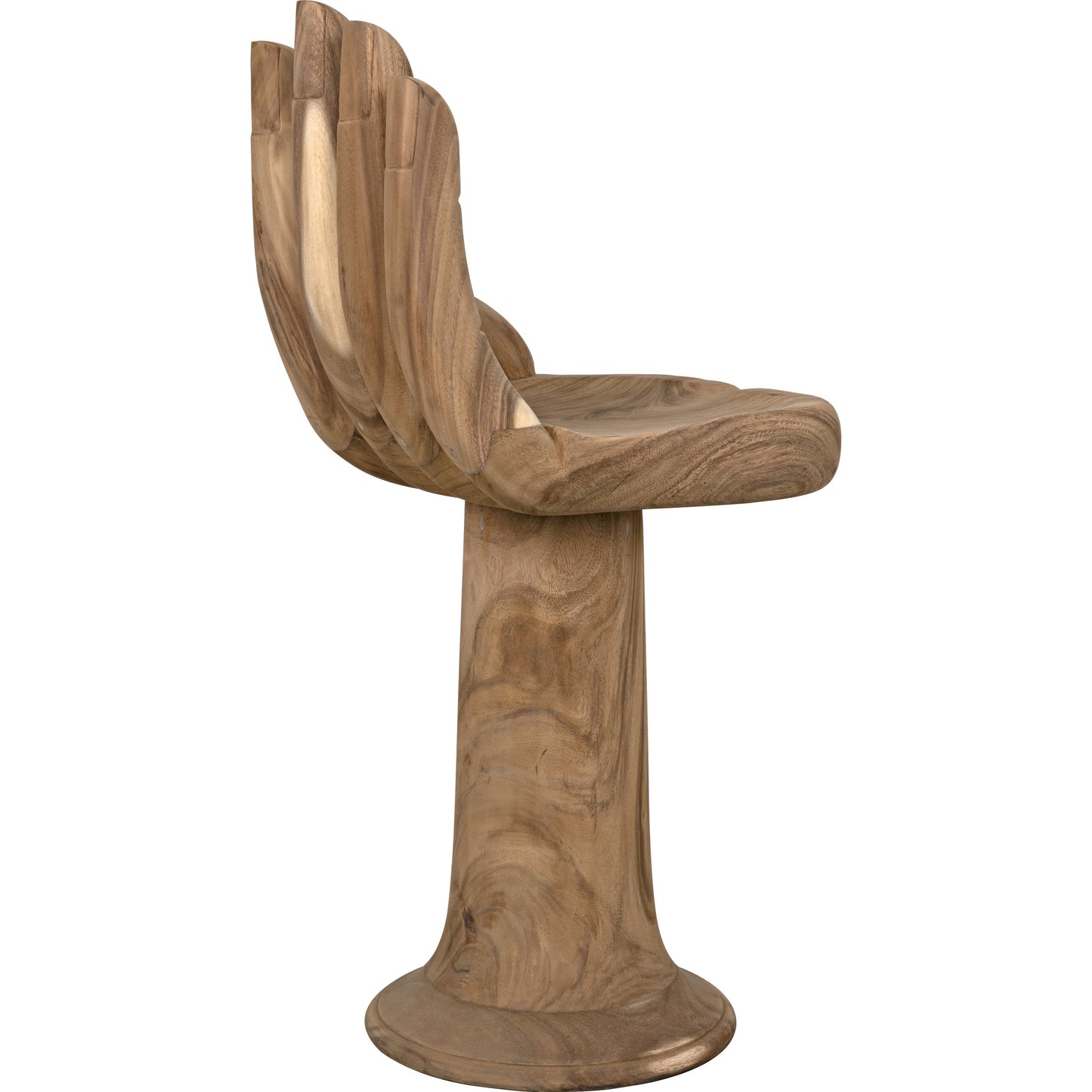 008 SI-1785643 | Additional Silo | Buddha Counter Stool by Noir. Made from teak in a eclectic & global style.