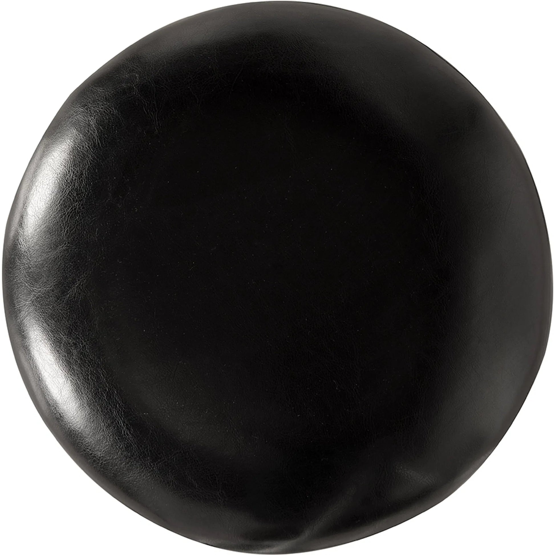 Brisbane Counter Stool by Noir in matte black. Made from iron, leather in a unique style.