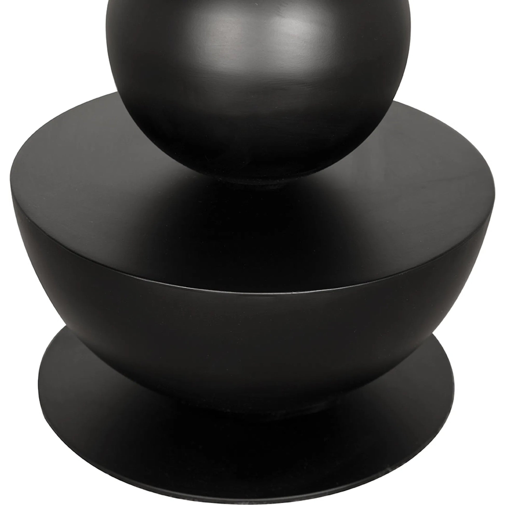 Perth Counter Stool by Noir in matte black. Made from iron, leather in a modern style.