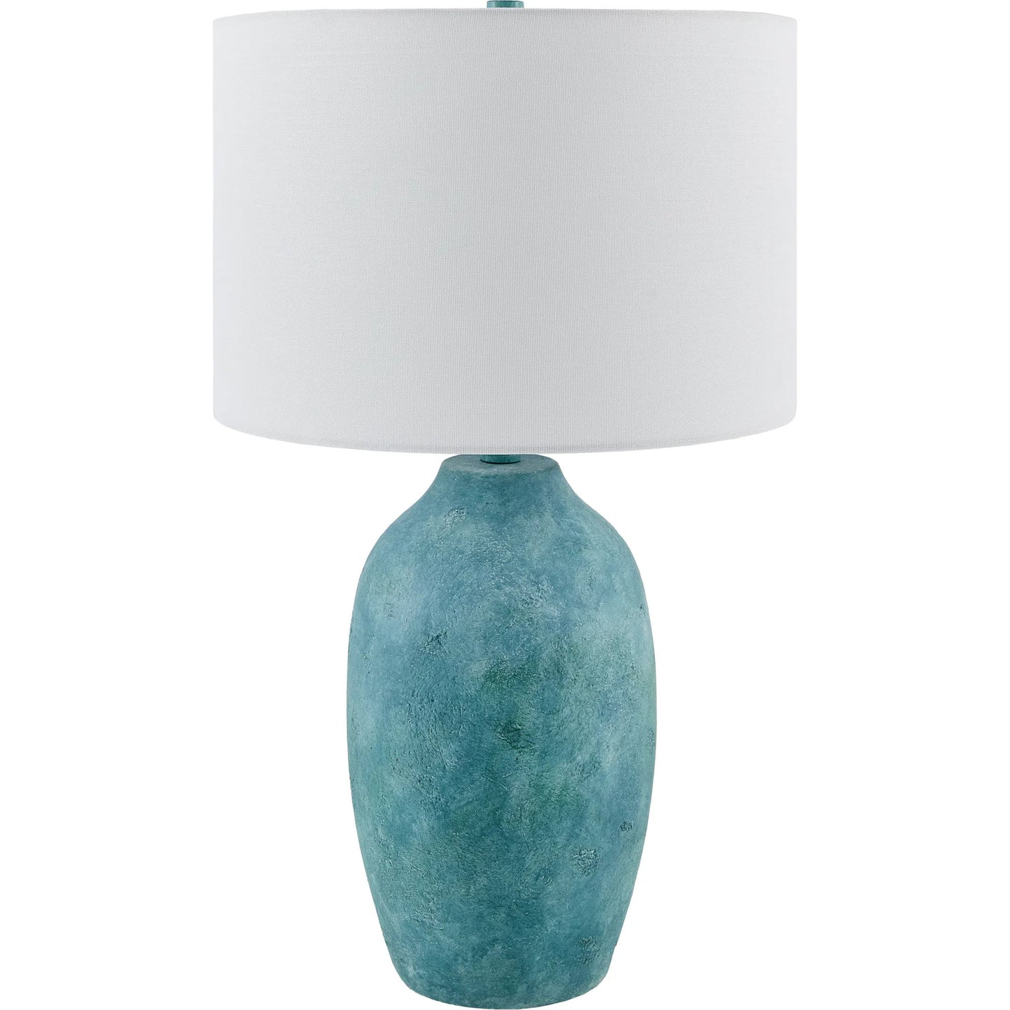 001 SI-2258479 | Primary Silo | Gasius Accent Table Lamp by Livabliss in metallic, painted. Made from cement, linen, iron in a modern style.