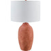 Gasius Accent Table Lamp by Livabliss in metallic, painted. Made from cement, linen, iron in a modern style.