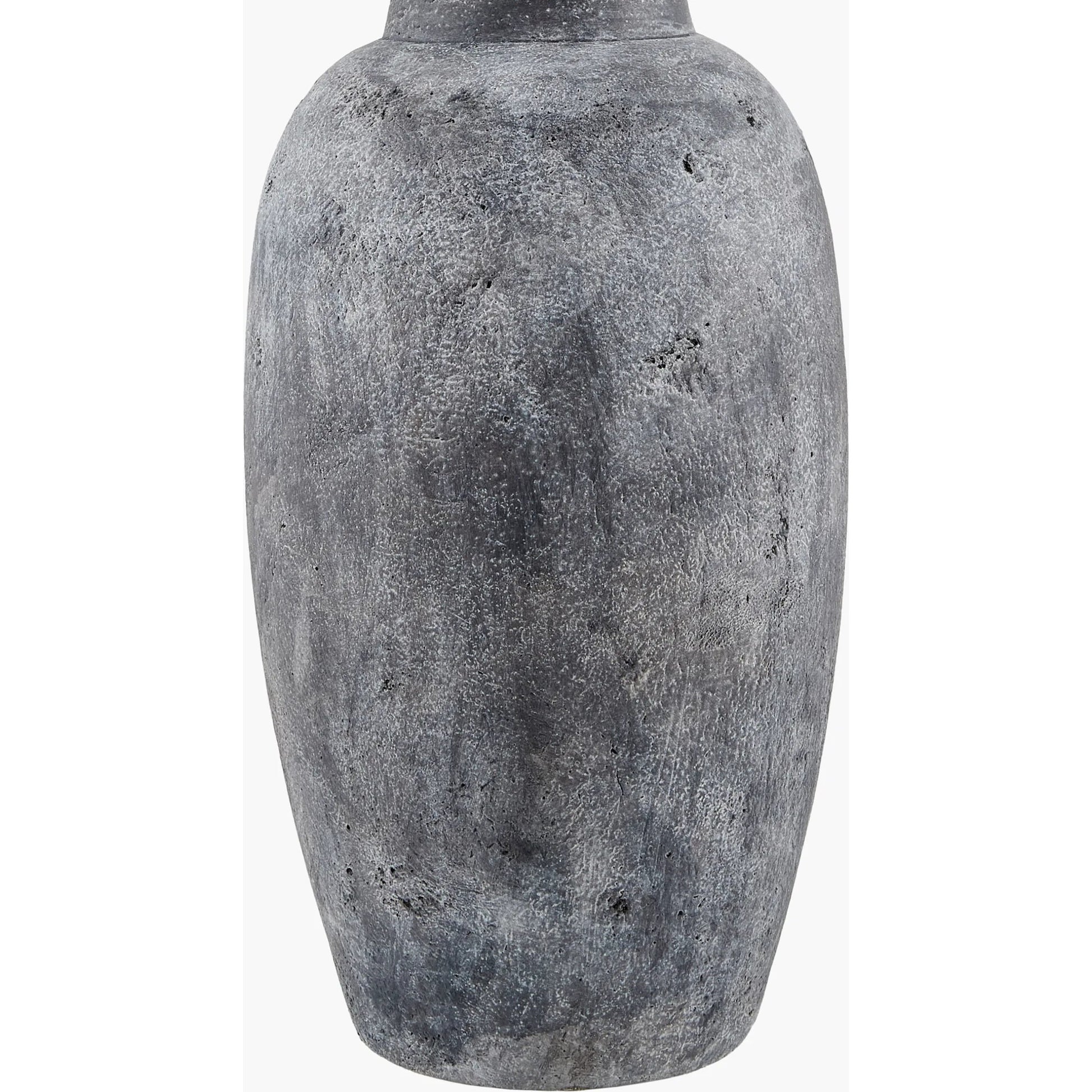 Gasius Accent Table Lamp by Livabliss in metallic, painted. Made from cement, linen, iron in a modern style.