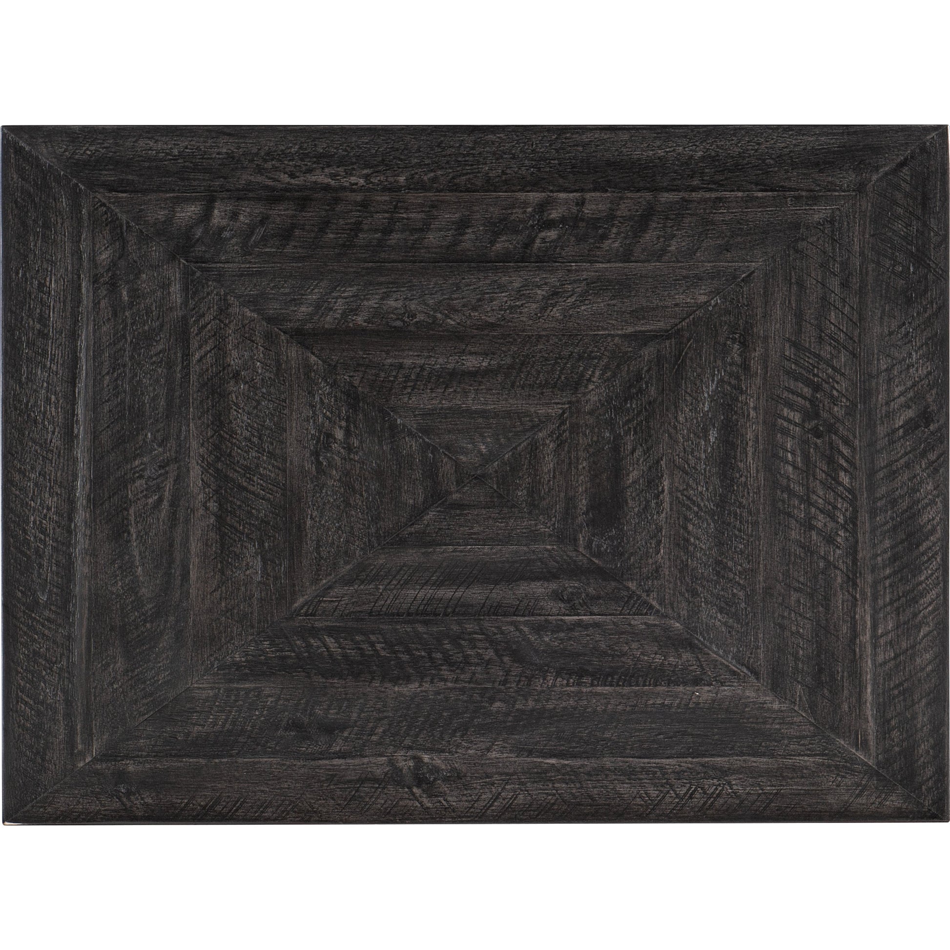 St. Armand End Table by Hooker Furniture. Made from acacia solids with round metal tube, metal sheet in a modern style.
