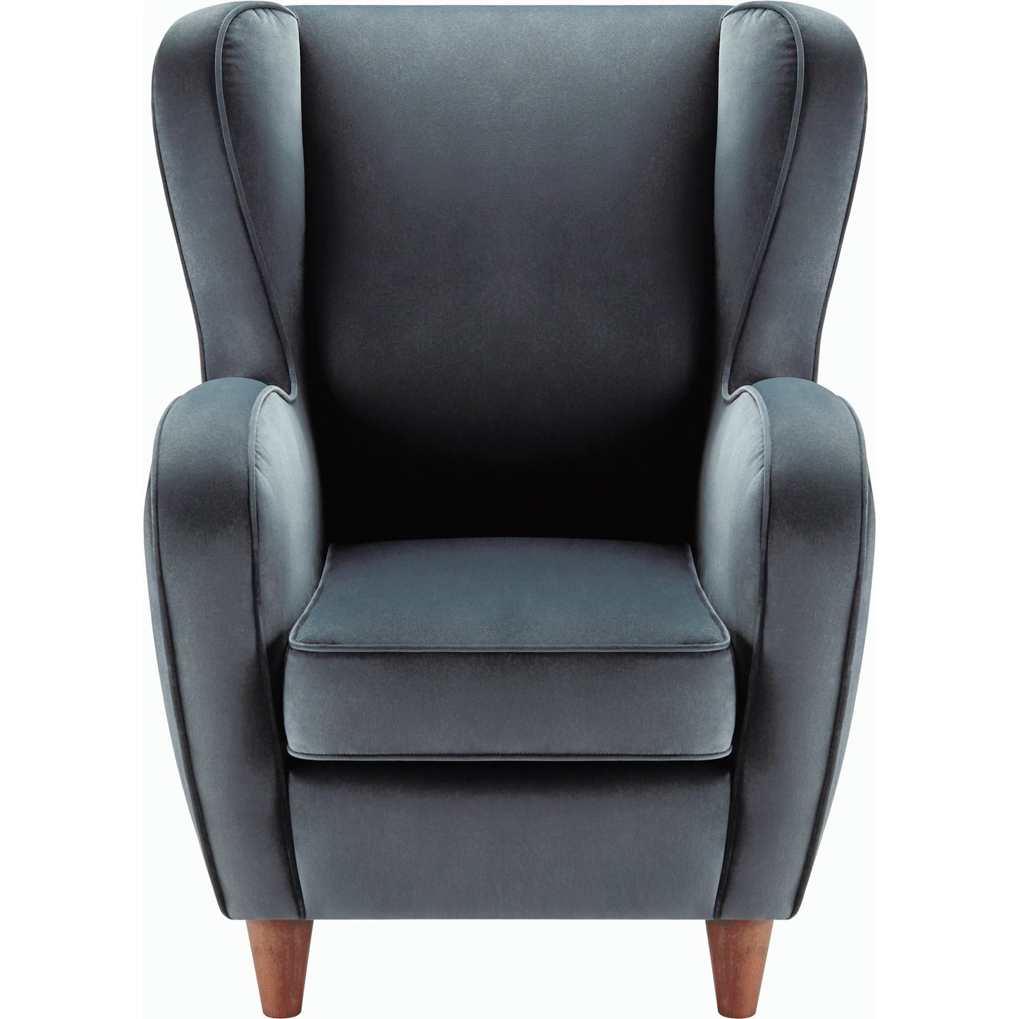 002 SI-2099282 | Additional Silo | Giulietta Armchair - 497478 by Surya in medium gray, brown and painted. Made from polyester upholstery: polyester, rubber wood, polyurethane foam, dacron in a modern style.