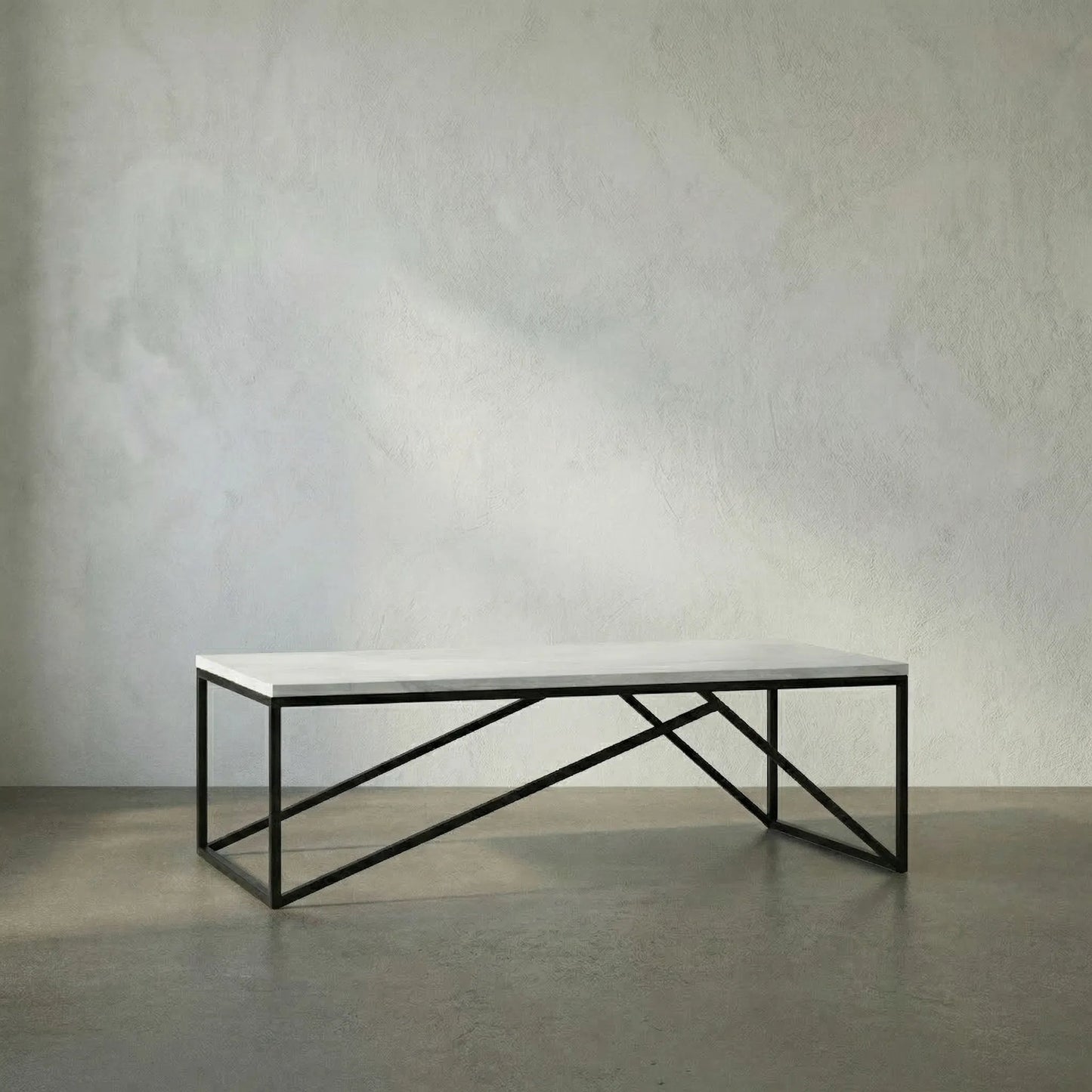 016 S-335160 | Lifestyle | Molimo Coffee Table by Noir in metal, quartz. Made from metal, quartz in a modern style.