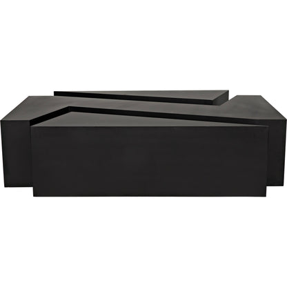 Element Coffee Table by Noir in black metal. Made from metal in a modern style.