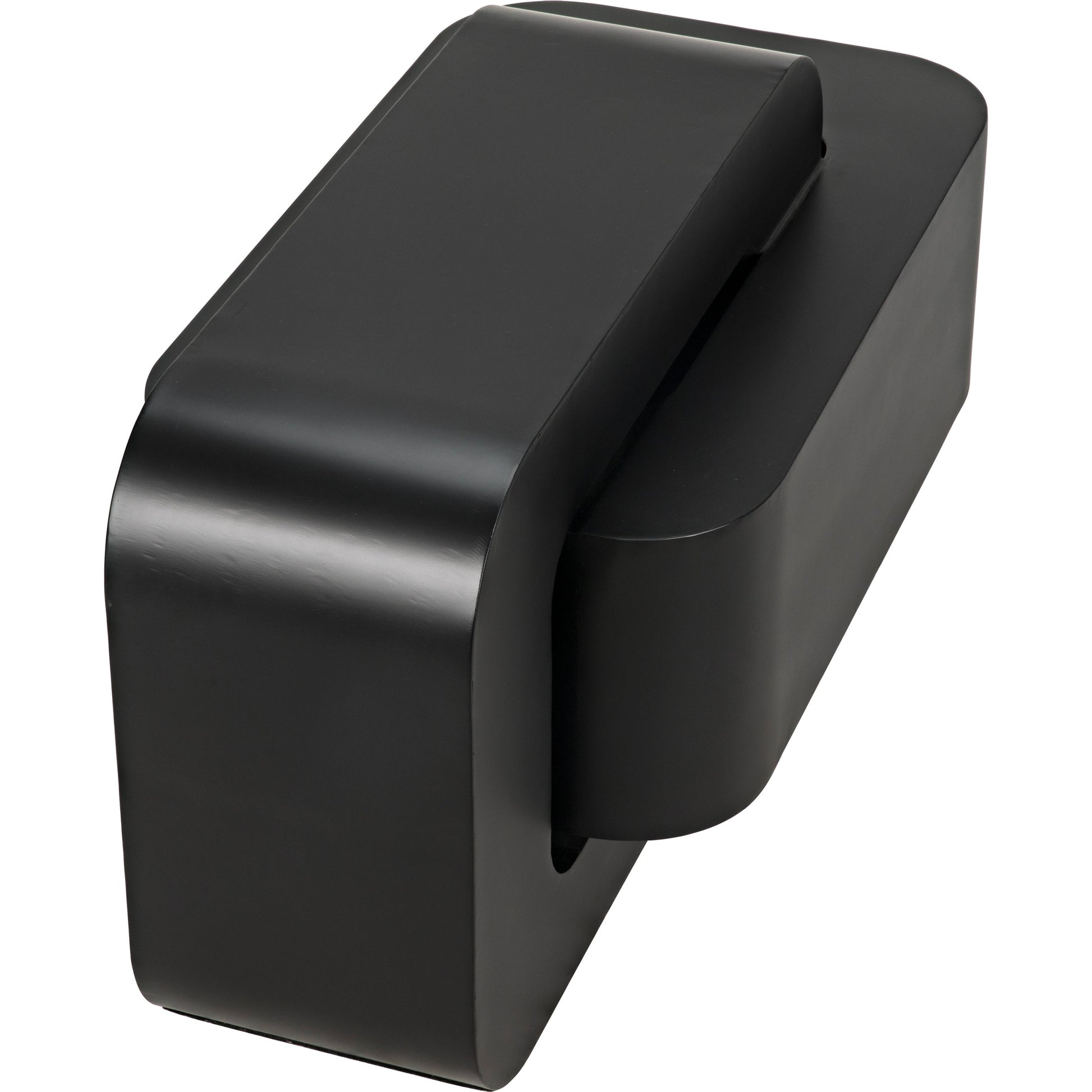 Nodum Accent Table by Noir in black metal. Made from metal in a modern style.