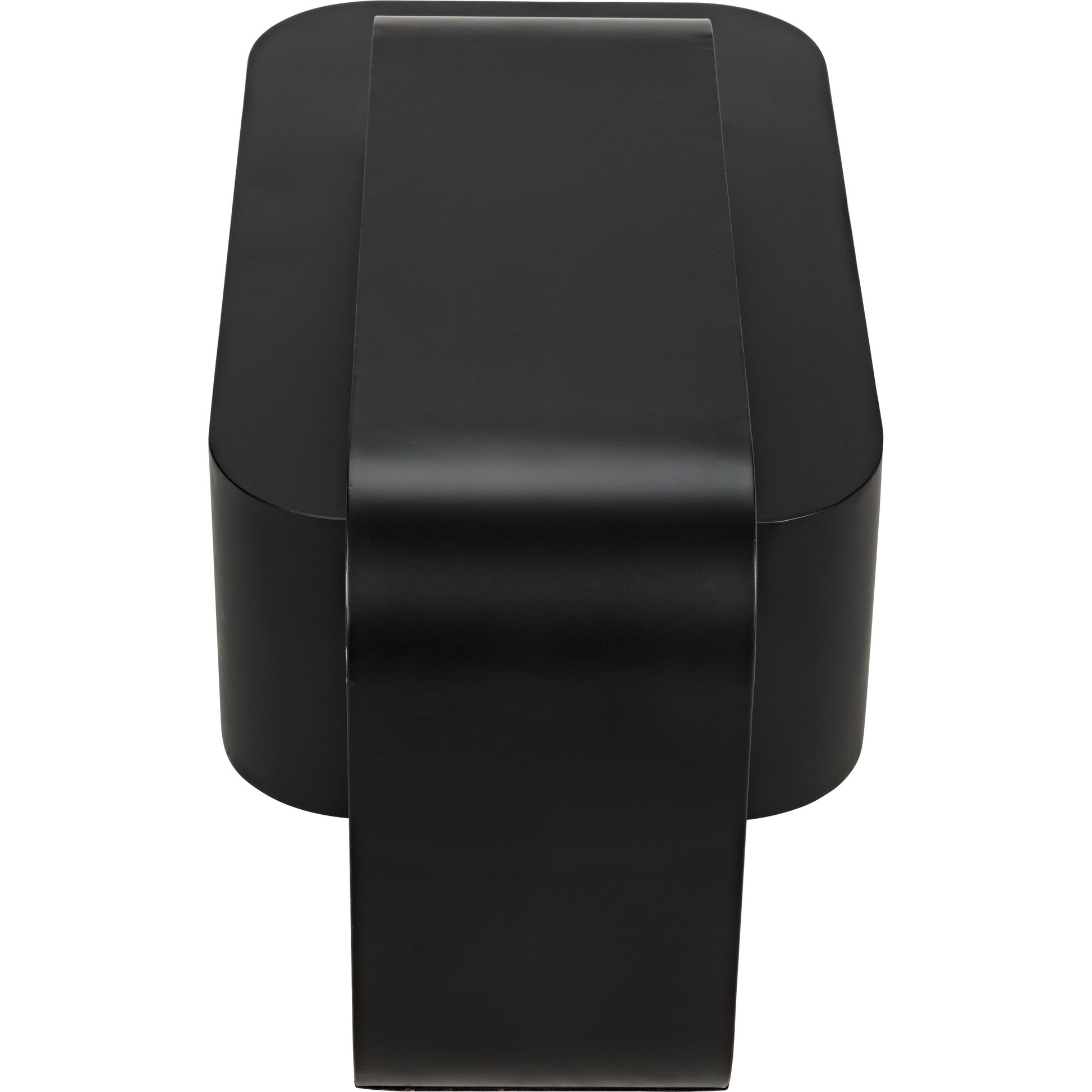 Nodum Accent Table by Noir in black metal. Made from metal in a modern style.