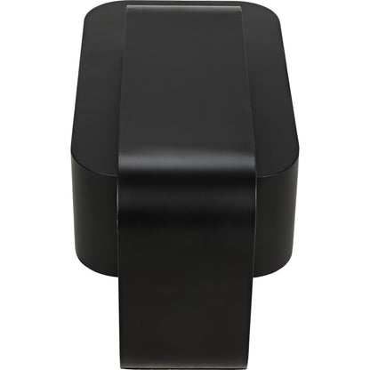 Nodum Accent Table by Noir in black metal. Made from metal in a modern style.