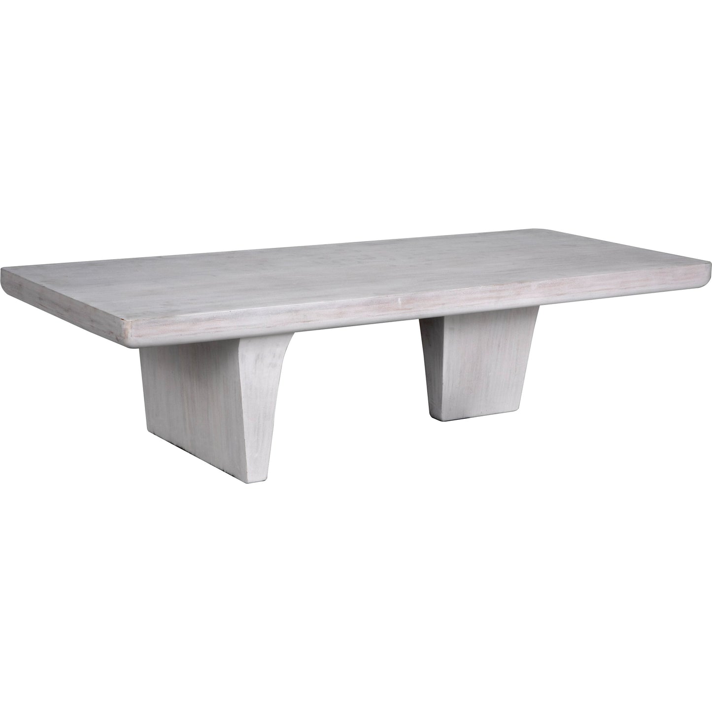 022 SI-2018557 | Primary Silo | Ward Coffee Table by Noir in white wash. Made from mahogany and veneer in a eclectic & global style.