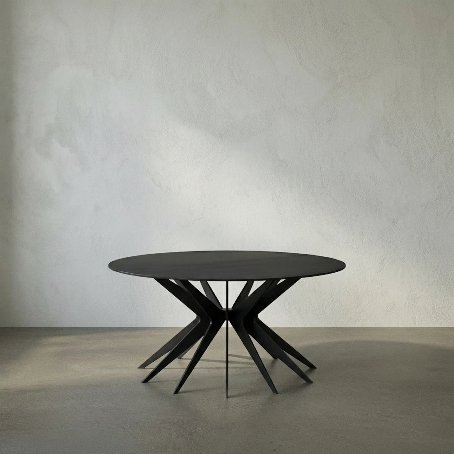 009 SI-1957025 | Lifestyle | Spider Coffee Table by Noir in matte black. Made from industrial steel in a modern style.