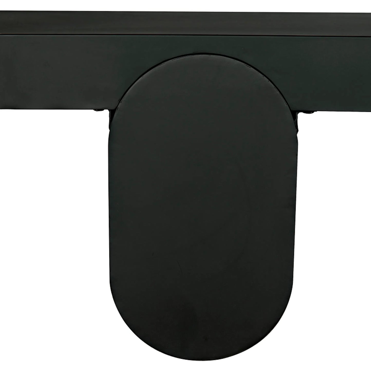 010 SI-1956875 | Closeup | Evora Coffee Table by Noir in matte black. Made from industrial steel in a modern style.
