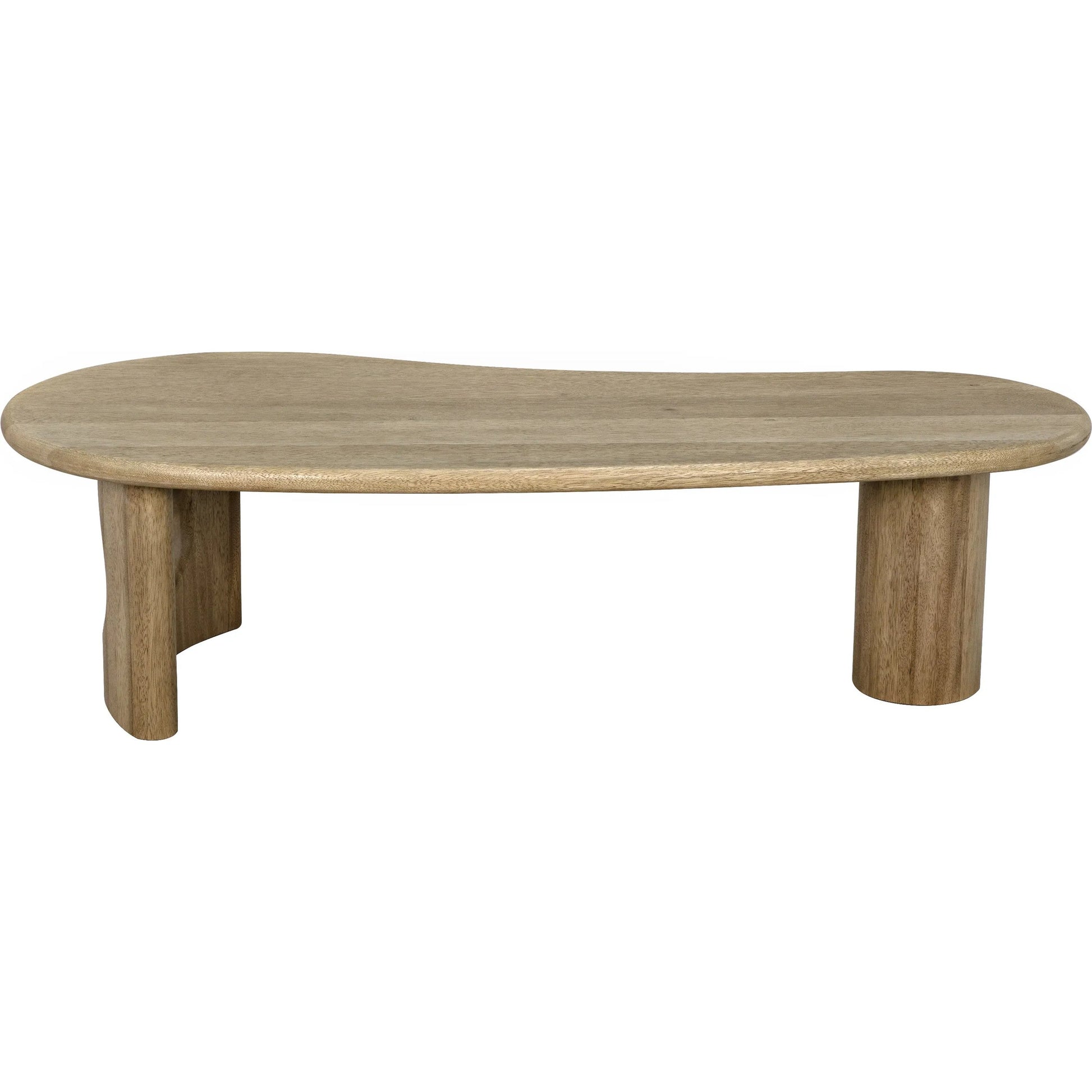 Harvey Coffee Table by Noir in washed walnut. Made from walnut in a modern style.