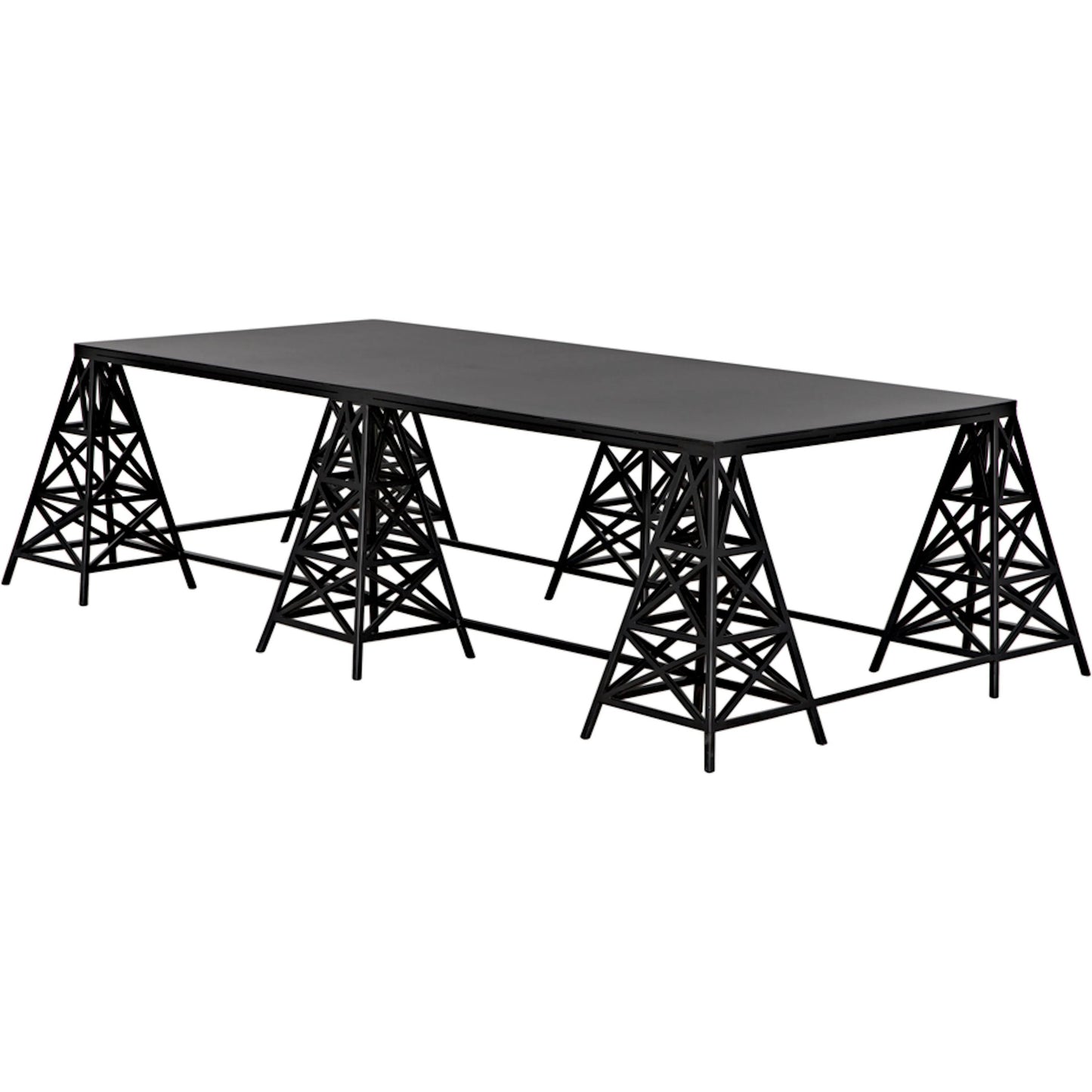 013 SI-1956819 | Additional Silo | Brixton Coffee Table by Noir in matte black. Made from industrial steel in a modern style.