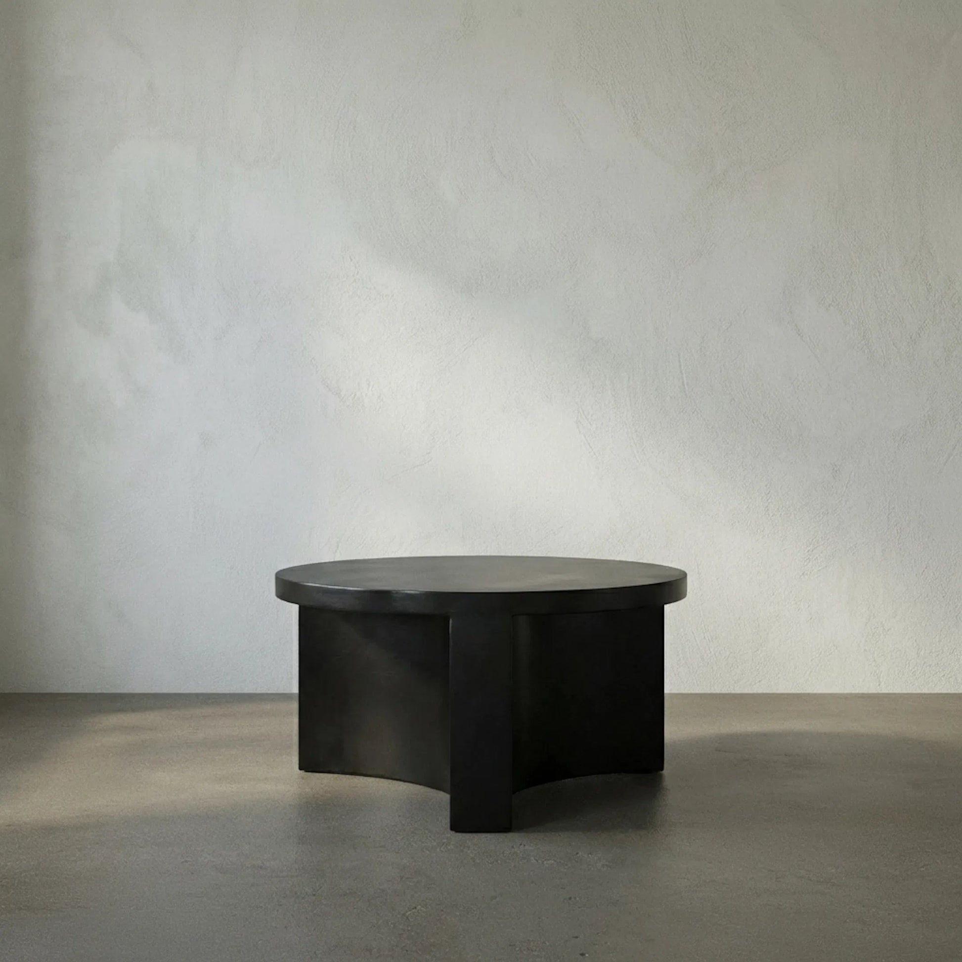 Steward Coffee Table A by Noir in matte black. Made from industrial steel in a modern style.