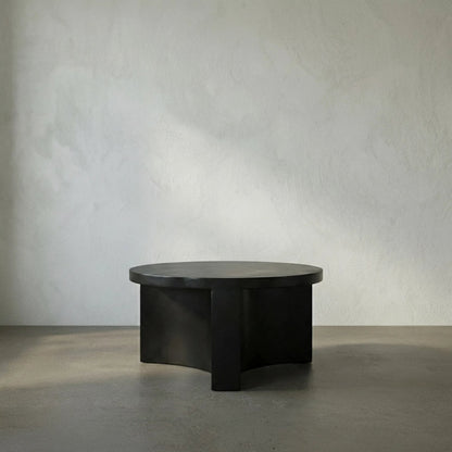 Steward Coffee Table A by Noir in matte black. Made from industrial steel in a modern style.