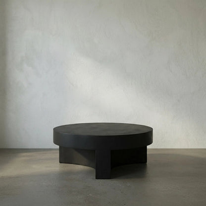 Steward Coffee Table C by Noir in matte black. Made from industrial steel in a modern style.