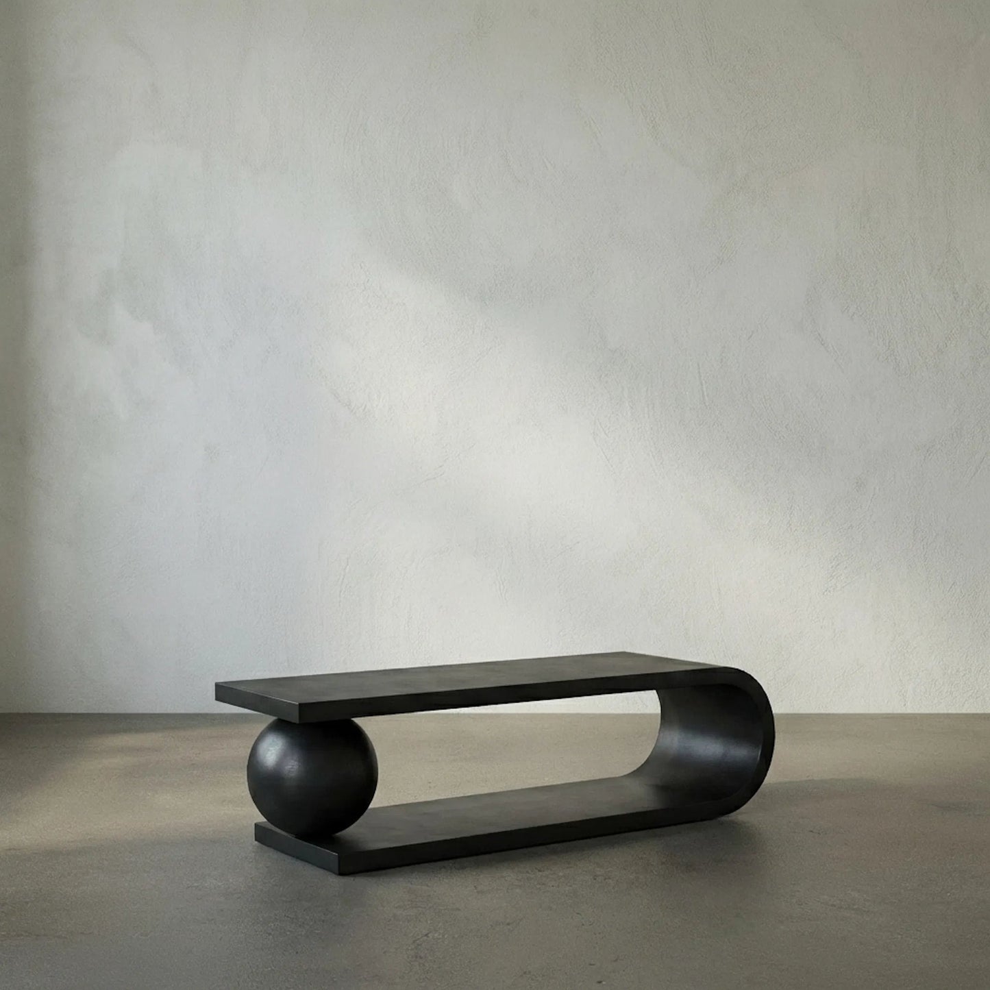 011 SI-1975451 | Lifestyle | Estelle Coffee Table by Noir in matte black. Made from industrial steel in a modern style.