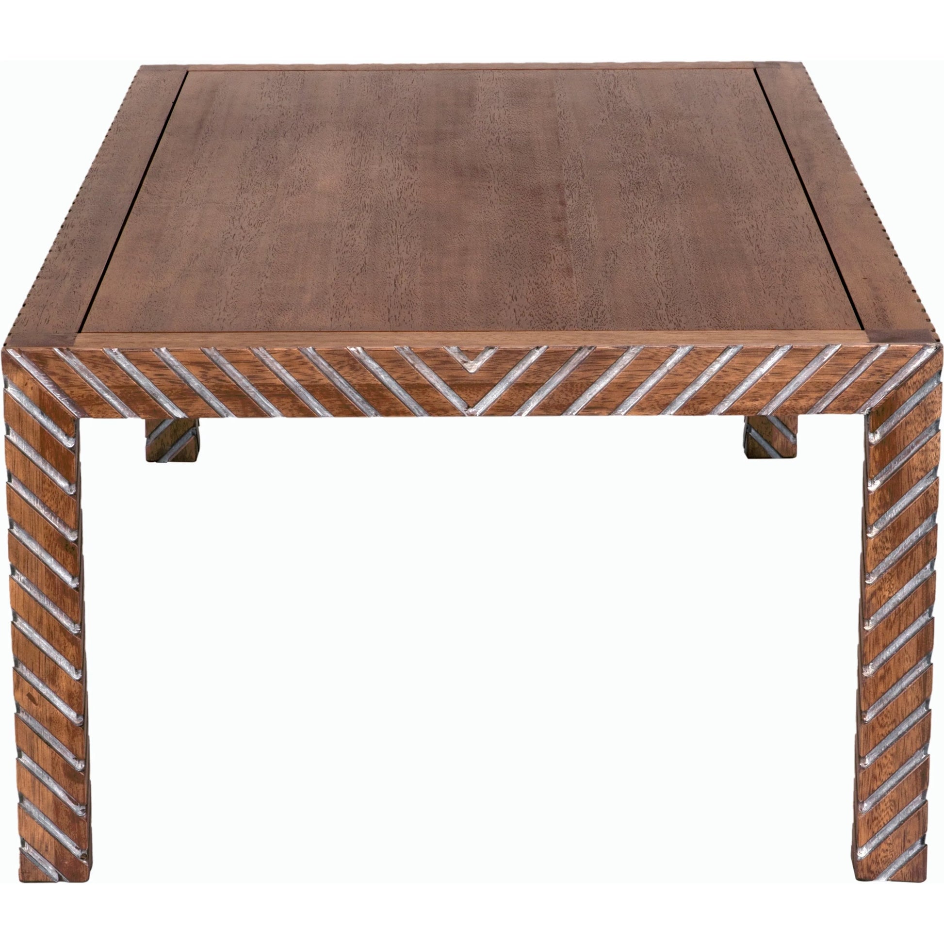 Ryder Coffee Table by Noir in dark walnut. Made from walnut and veneer in a modern style.