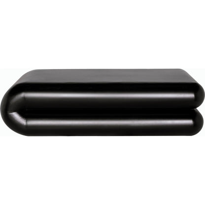 Flexum Coffee Table by Noir in matte black. Made from industrial steel in a modern style.