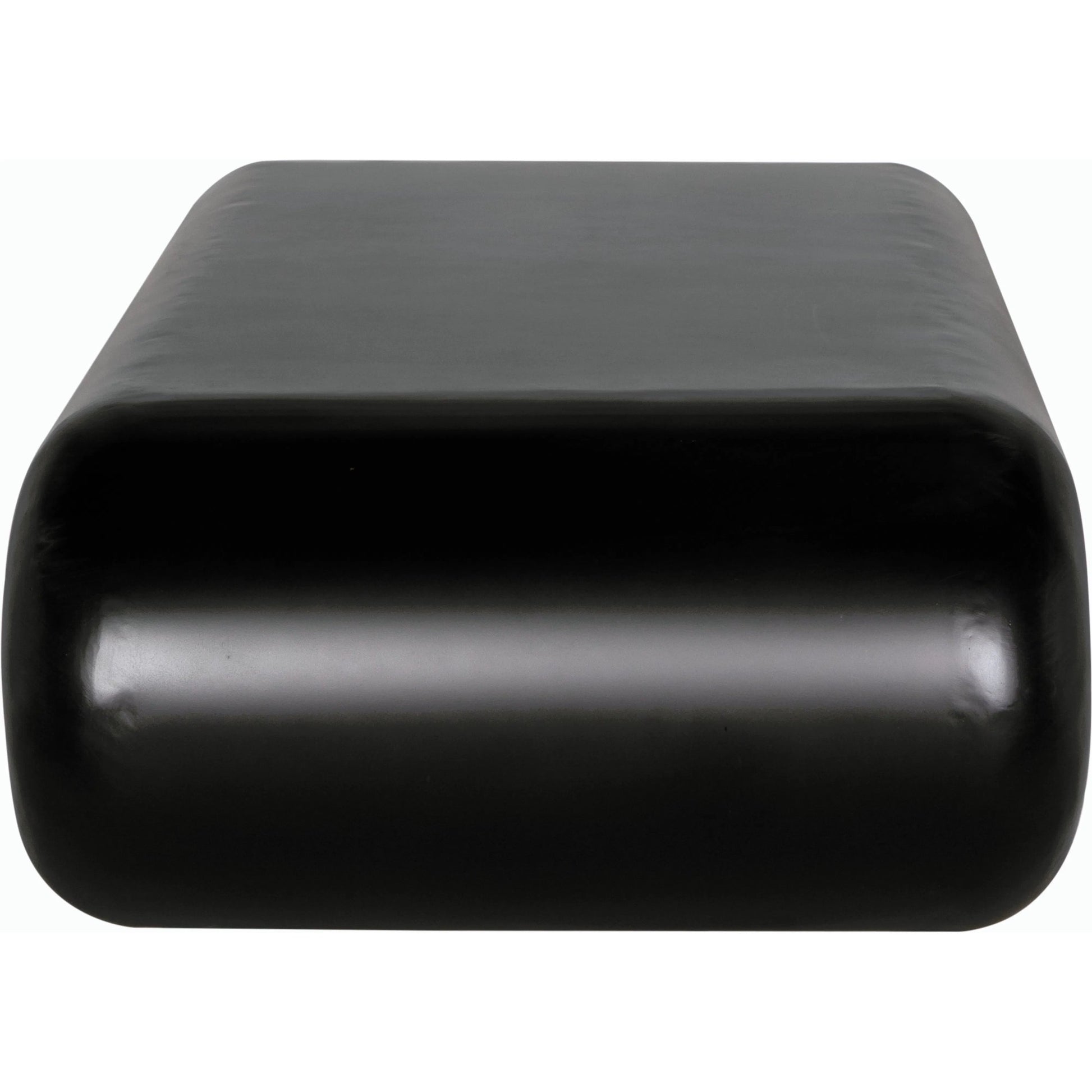 Flexum Coffee Table by Noir in matte black. Made from industrial steel in a modern style.