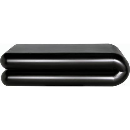 Flexum Coffee Table by Noir in matte black. Made from industrial steel in a modern style.