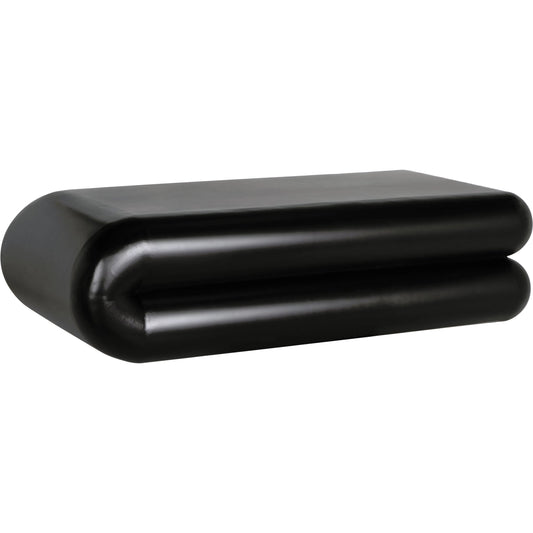 Flexum Coffee Table by Noir in matte black. Made from industrial steel in a modern style.
