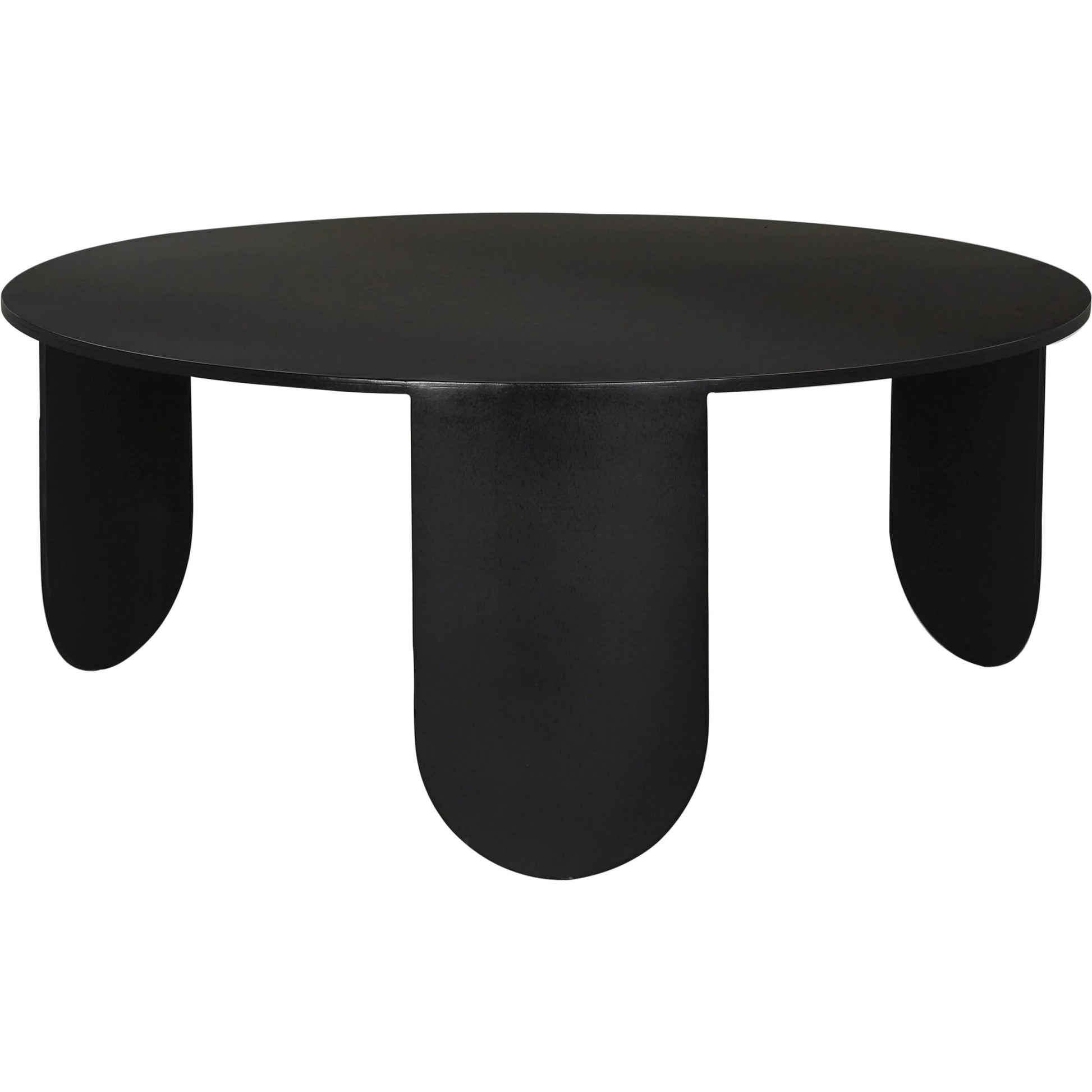 Eco Coffee Table by Noir in matte black. Made from industrial steel in a modern style.