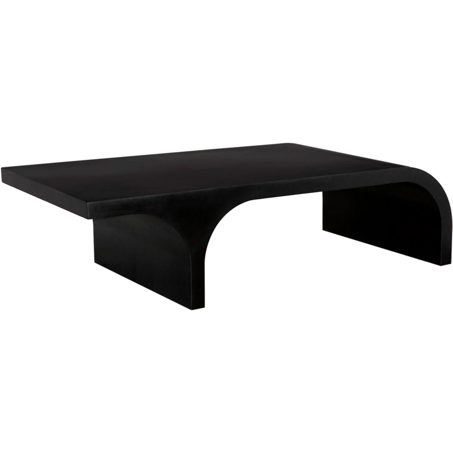 001 SI-2326251 | Primary Silo | Maximus Coffee Table by Noir in matte black. Made from industrial steel in a modern style.
