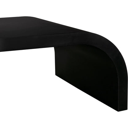 Maximus Coffee Table by Noir in matte black. Made from industrial steel in a modern style.