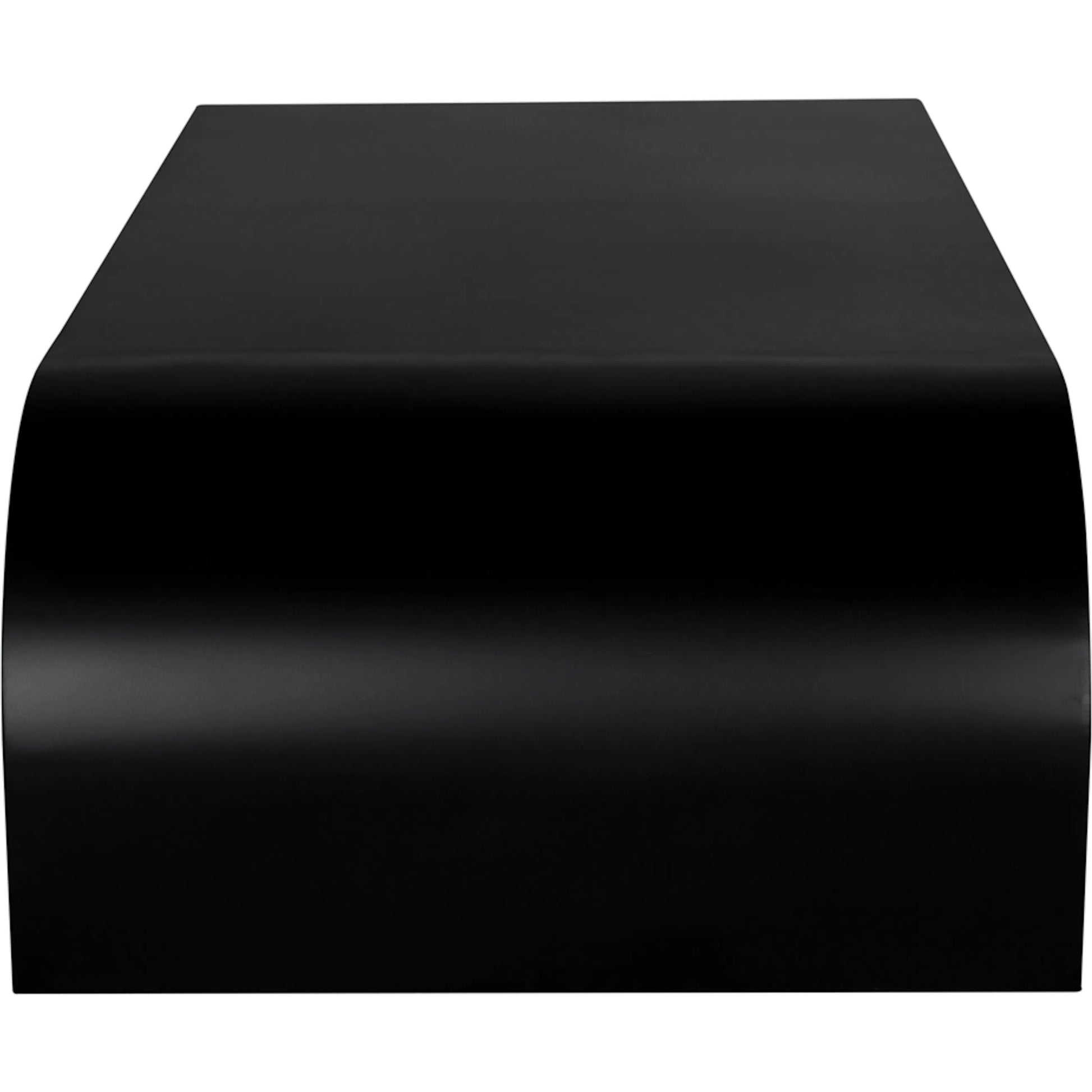 Maximus Coffee Table by Noir in matte black. Made from industrial steel in a modern style.