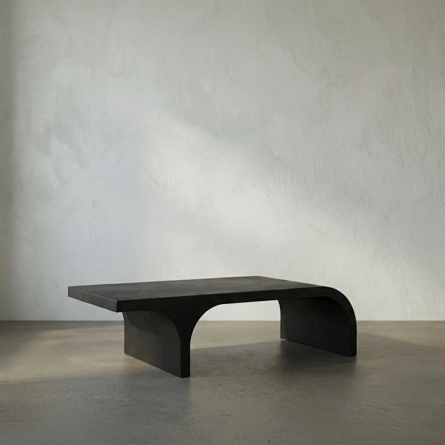 003 SI-2326251 | Lifestyle | Maximus Coffee Table by Noir in matte black. Made from industrial steel in a modern style.