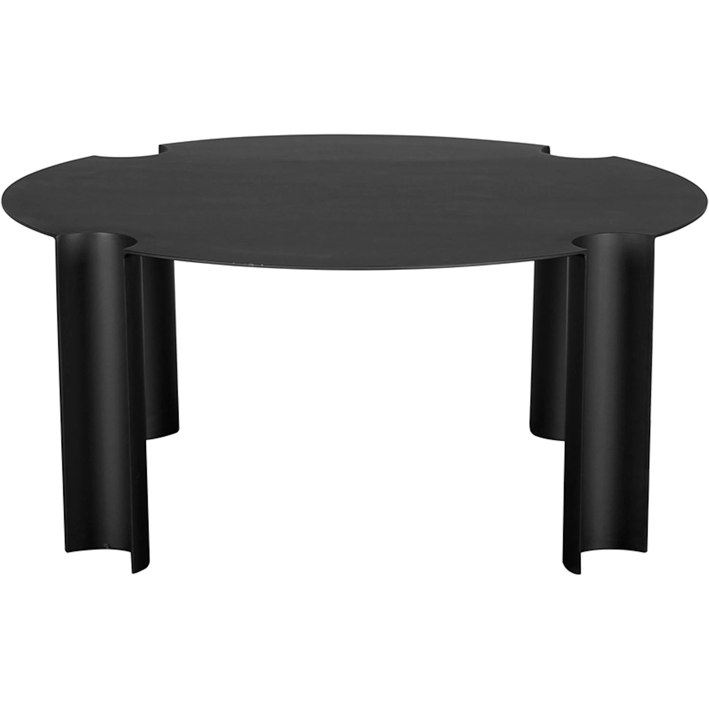 003 SI-2536855 | Additional Silo | Luca Coffee Table by Noir in matte black. Made from iron in a unique style.