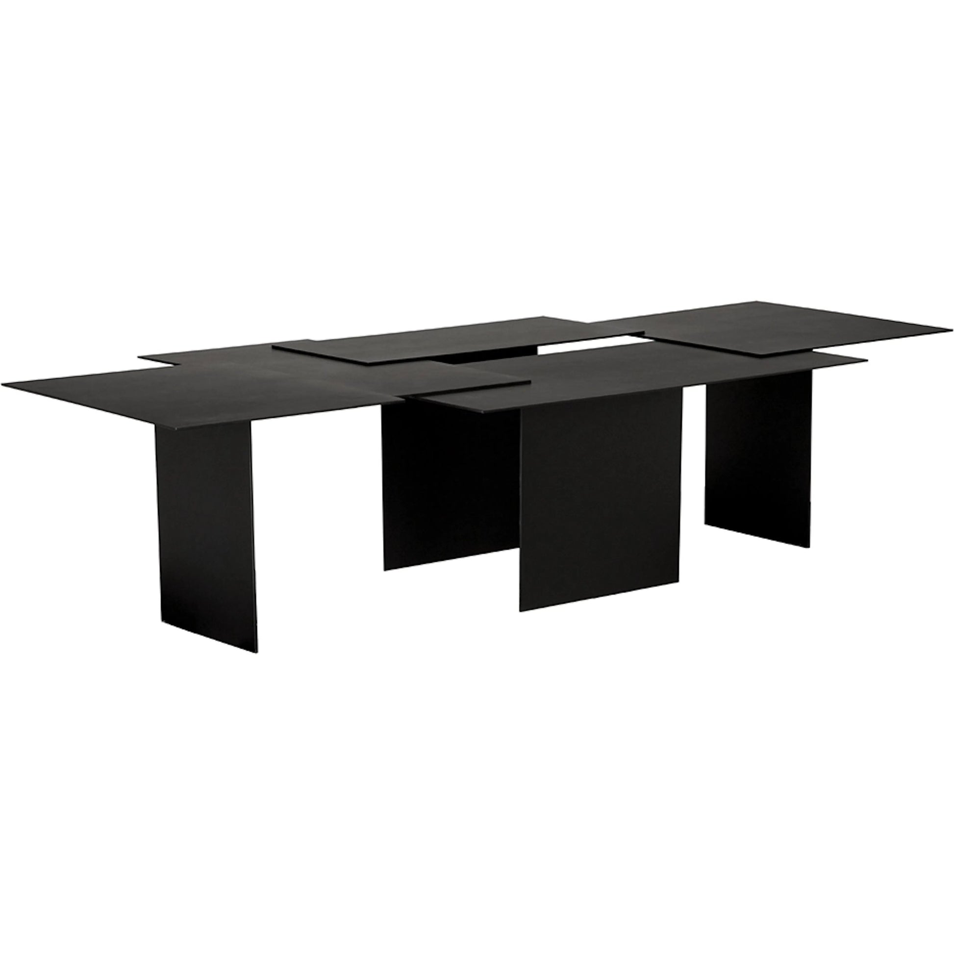 Delphi Coffee Table by Noir in matte black. Made from iron in a unique style.