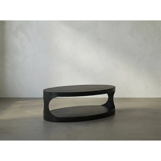 Eclipse Oval Coffee Table by Noir in metal. Made from metal in a modern style.