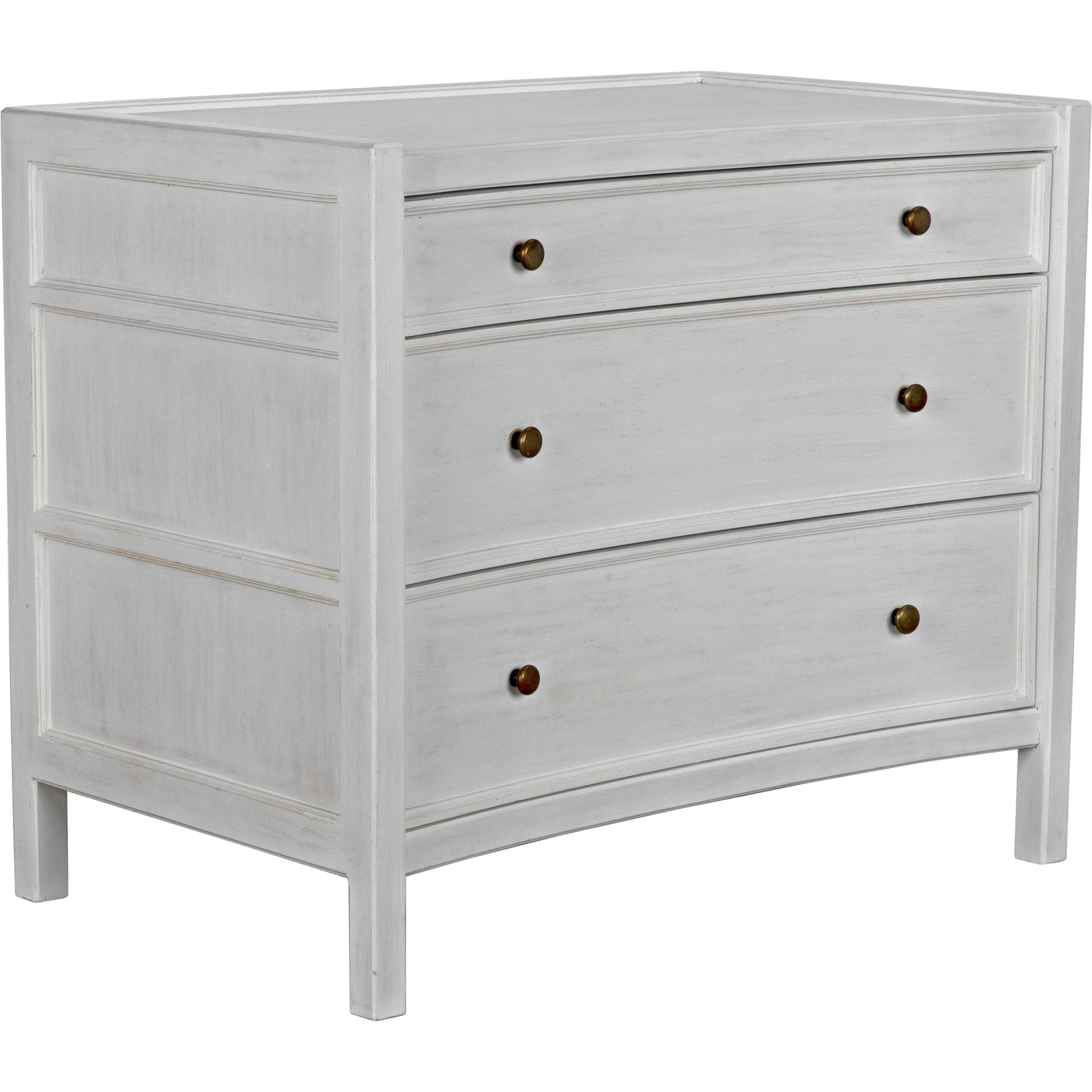 Hampton Side Table by Noir. Made from mahogany in a traditional style.