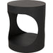 Eclipse Round Side Table by Noir. Made from metal in a transitional style.