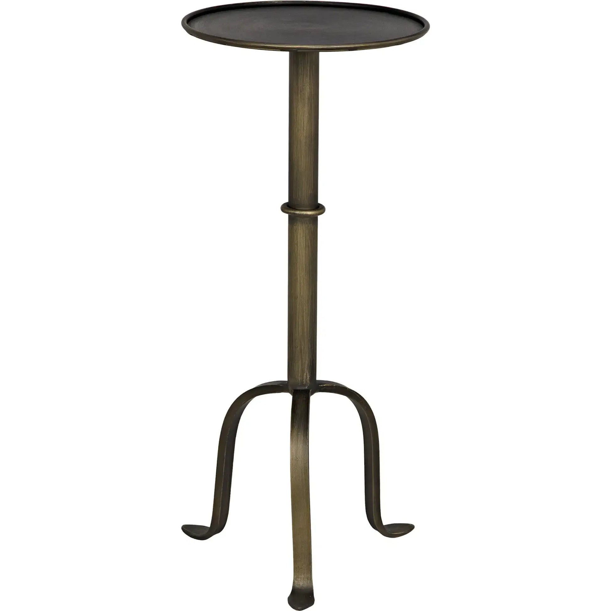 Tini Side Table by Noir. Made from metal in a transitional style.