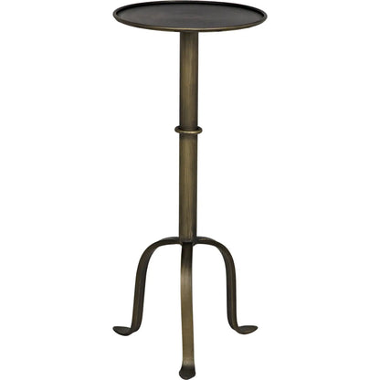 Tini Side Table by Noir. Made from metal in a transitional style.