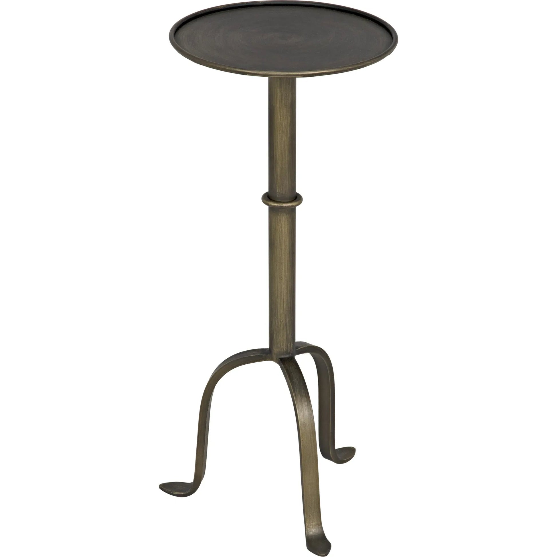 Tini Side Table by Noir. Made from metal in a transitional style.