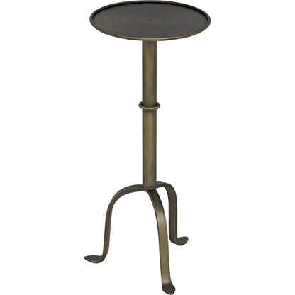 Tini Side Table by Noir. Made from metal in a transitional style.