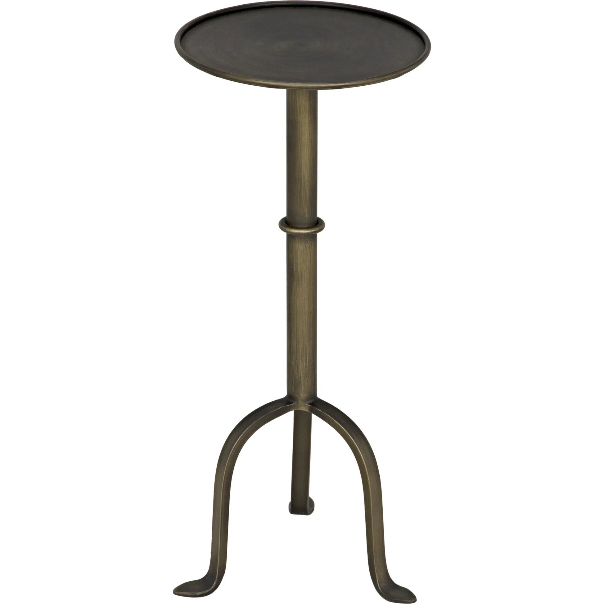 Tini Side Table by Noir. Made from metal in a transitional style.