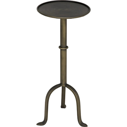 Tini Side Table by Noir. Made from metal in a transitional style.